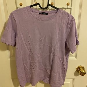 Zara purple t-shirt